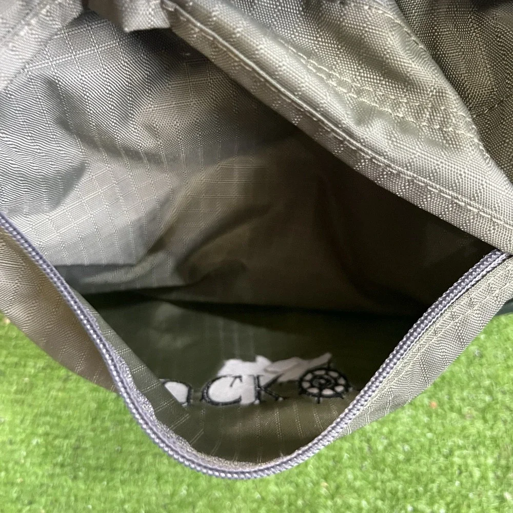 Tauck Duffle Bag LG Weekender Bag Ripstop Grey Olive Drab Carry On Travel Bag